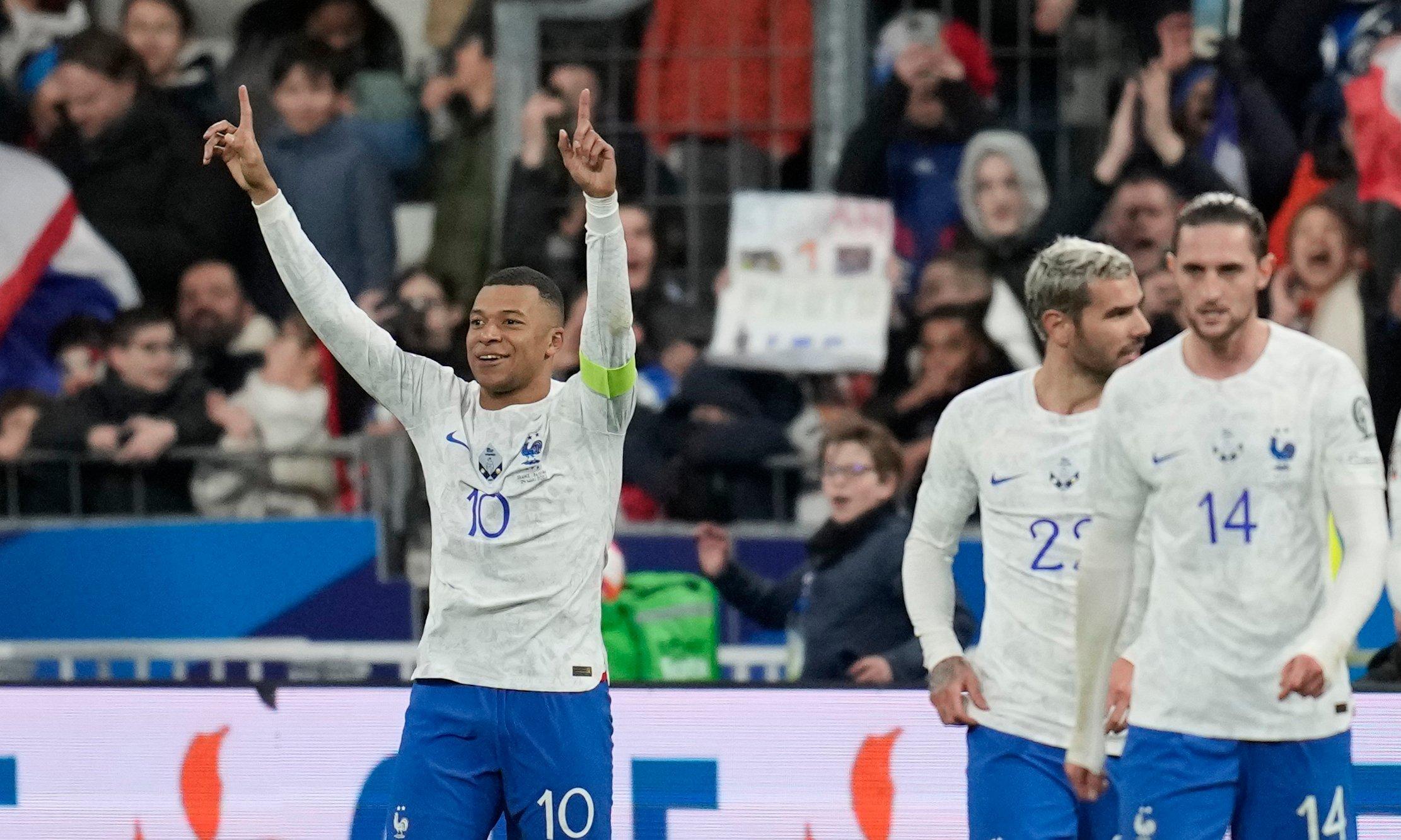 法国队豪取欧洲杯预选赛连胜：奥地利落败